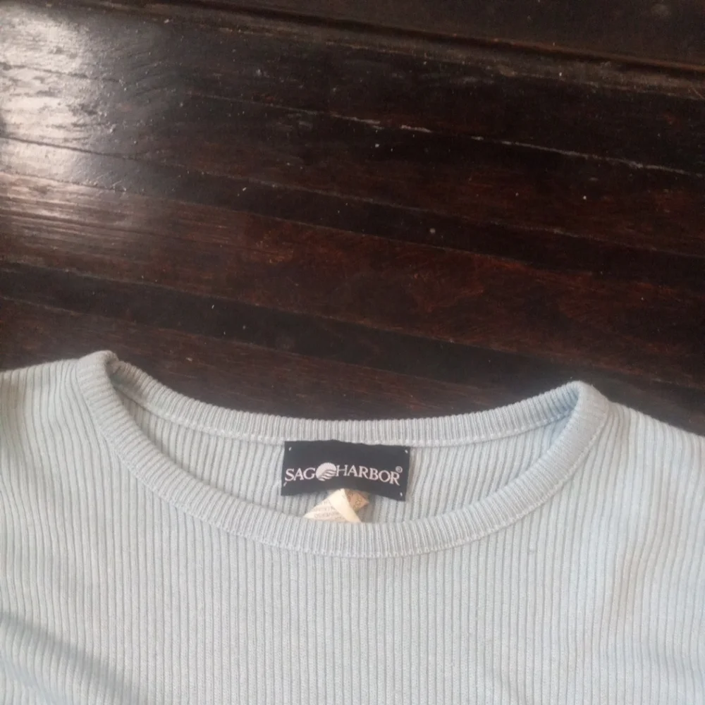 Sag Harbor Sweater Color Blue Size Large Mens 100% Acrylic Outdoors Cozy